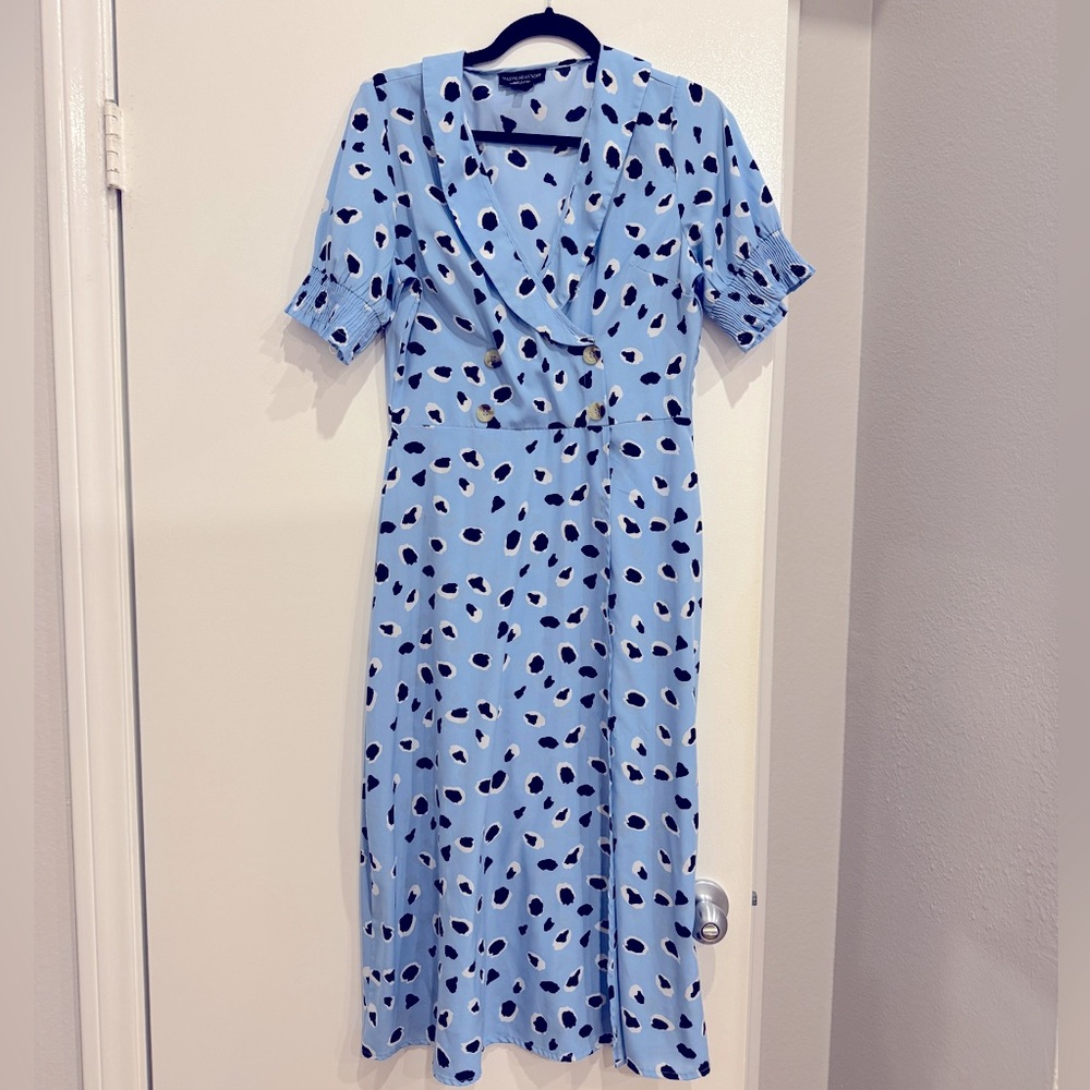 Wednesday’s Girl Blue Printed Dress